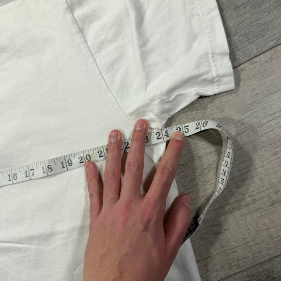 Vintage 90s just married, obscure, white and multicolor tropical graphic Tee XL - Picture 6 of 7